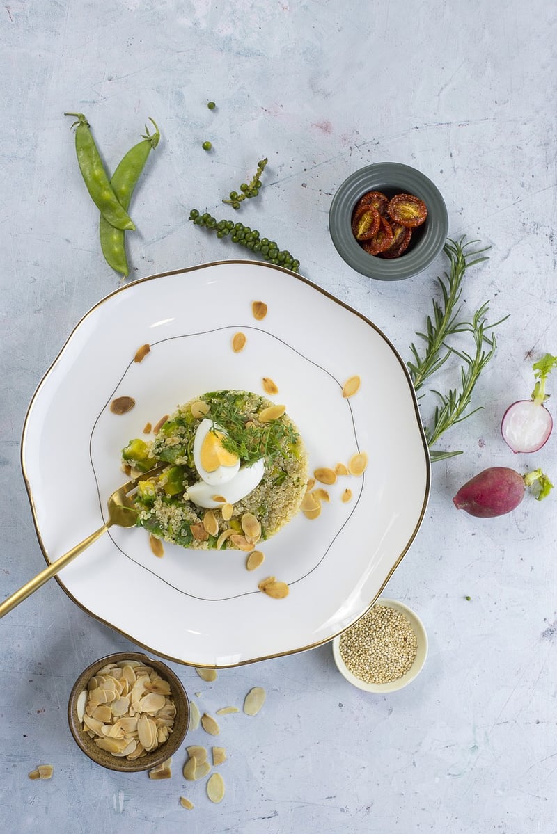 Quinoa and Roasted Vegetable Buddha Bowl